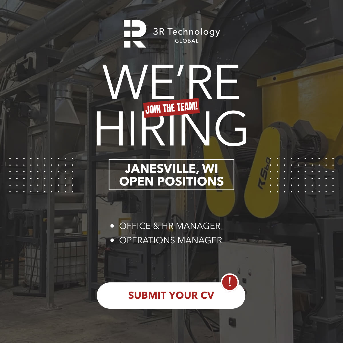 We're Hiring — Janesville, Wisconsin Open Positions